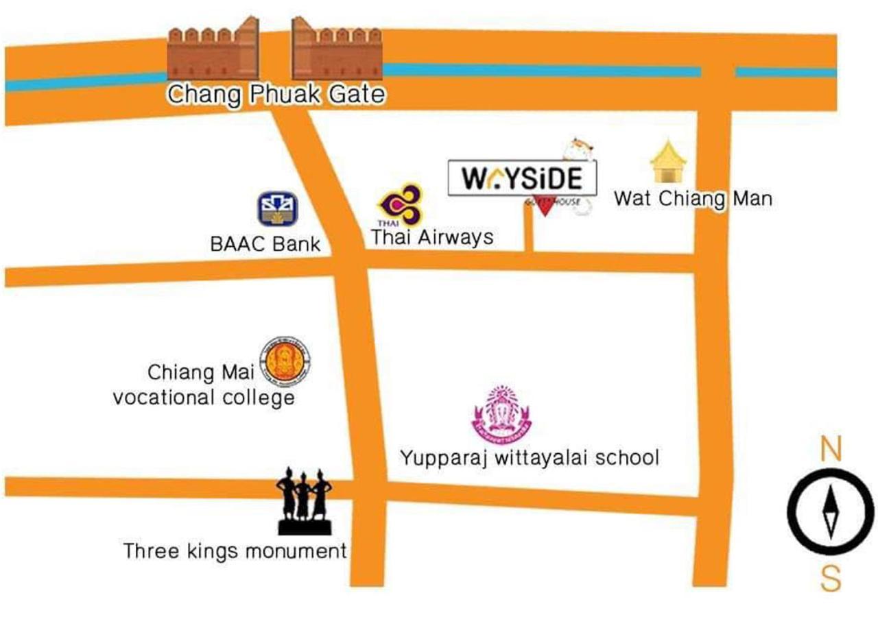 Wayside Guesthouse Chiang Mai Exterior photo